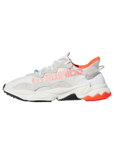 Adidas Ozweego Big Logo White Solar Red EH0252