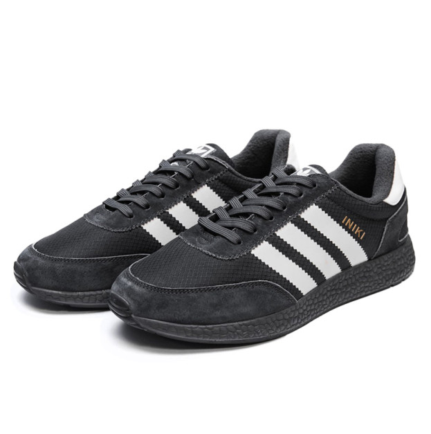 Adidas Iniki Dark Grey С ФЛИСОМ