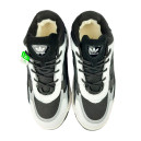 Adidas Niteball 2.0 Black White Winter 2 З ХУТРОМ