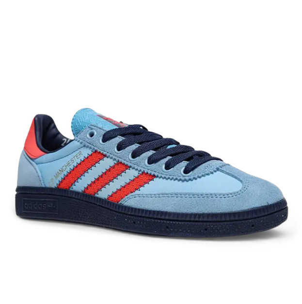 Adidas GT Manchester Spezial x C.P. Company Light Blue Bright Red IH3312