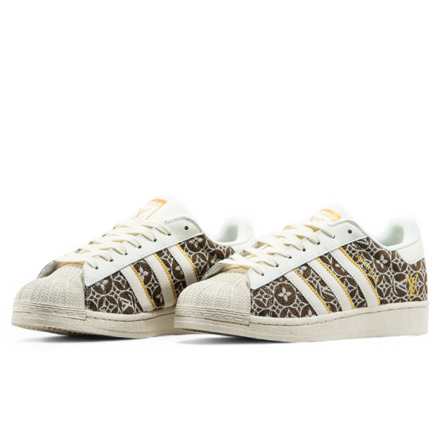 Adidas Superstar x Louis Vuitton Cream Brown