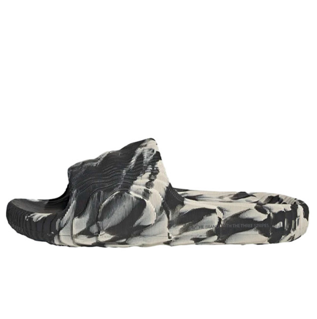 Adidas Adilette 22 Slides Carbon Aluminium GX6947