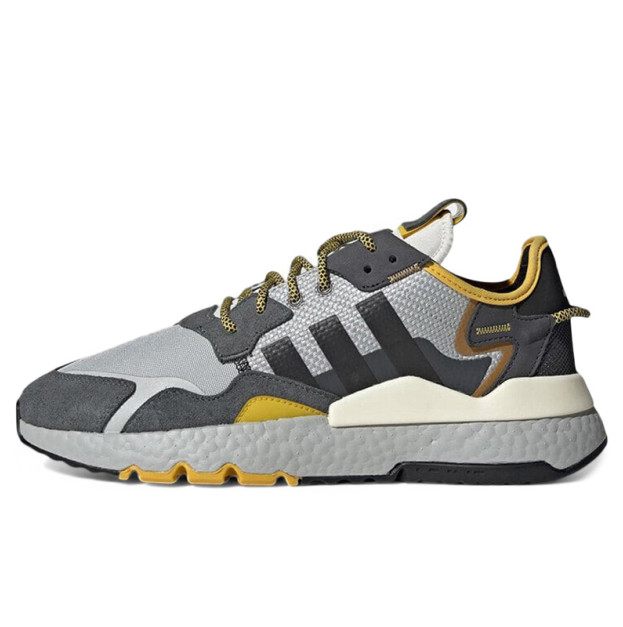 Adidas Nite Jogger Cream Grey Black Yellow GY0019
