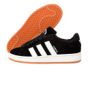 Adidas Campus Black White Winter 2 З ХУТРОМ