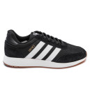 Adidas Iniki Black White З ФЛІСОМ