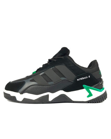 Adidas Niteball 2.0 Black Green Winter З ХУТРОМ