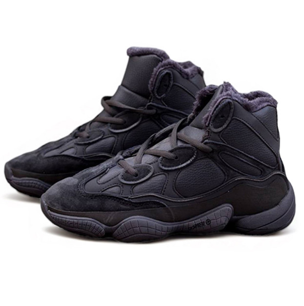 Adidas Yeezy Boost 500 High Black Winter З ХУТРОМ