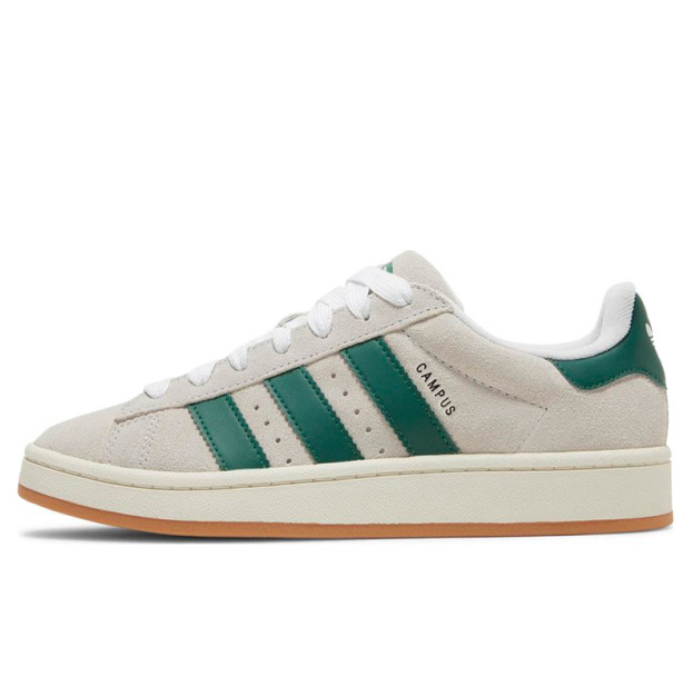 Adidas Campus 00s Crystal White Dark Green GY0038